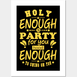 Christian clothing Holy Enough To Pray For You Hood Jesus Posters and Art